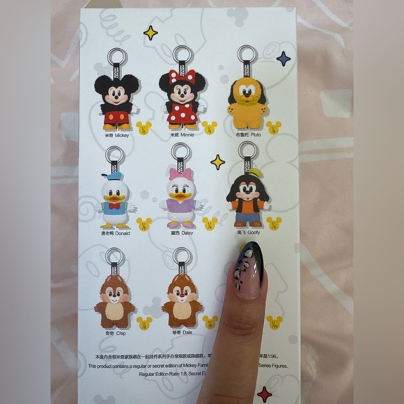 Disney Mickey Family case SET of 8  Keychain (confirmed) all characters - Picture 2 of 2